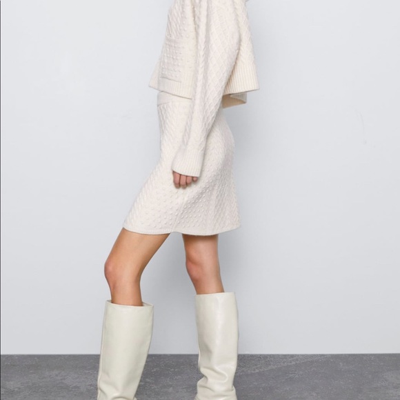 Zara cable knit skirt - Picture 5 of 5